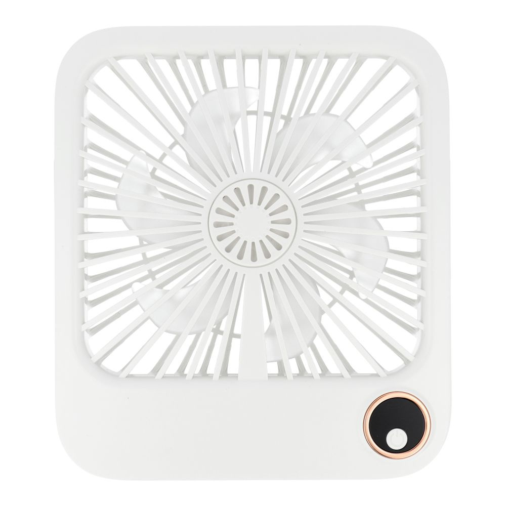Tischventilator W30 Mit Verstellbarem Standfuß, Weiß