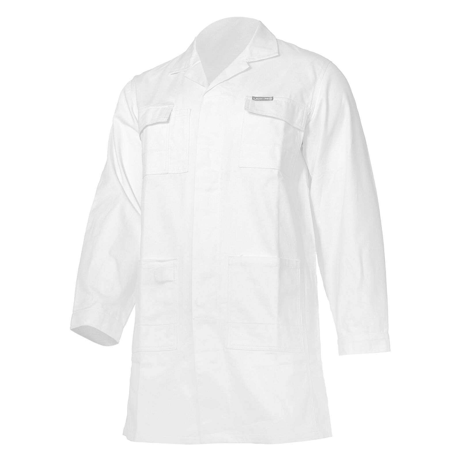 Weiße Schürze Aus 100 % Baumwolle, 240 G/m², Größe „2xl“, Ce-zertifiziert, Lahti