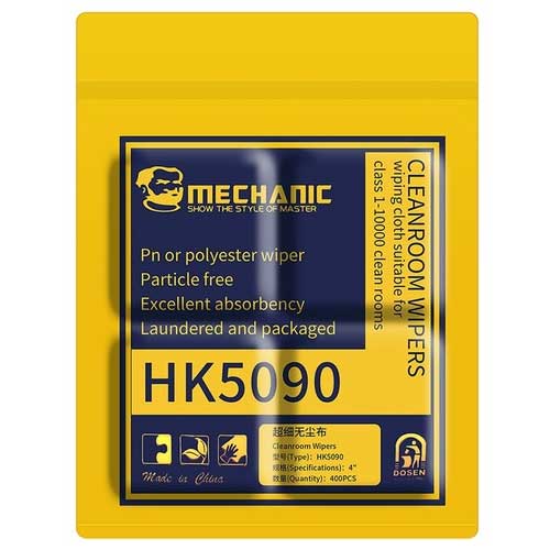 Staubfreie, Antistatische Reinigungstücher Mechanic Hk5090 10x10 400 Stück
