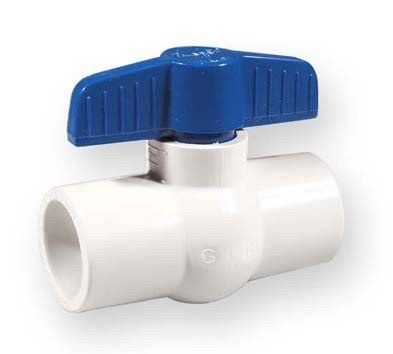 Kw/kw Pvc-u 1/2" Kugelventil