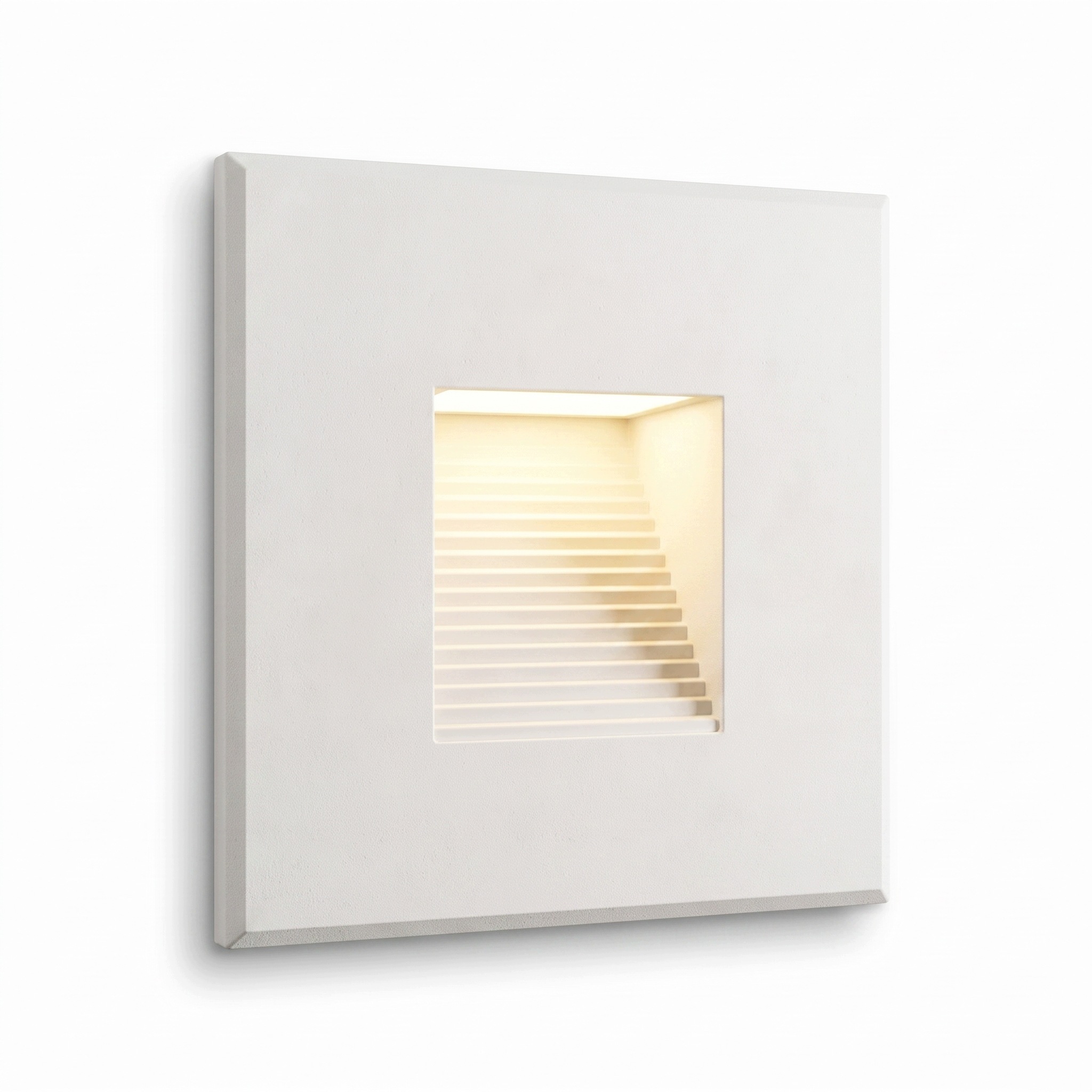 Weiße Led-treppenhausleuchte 230 V, Aluminium 3000 K (warmweiß) Ledroom