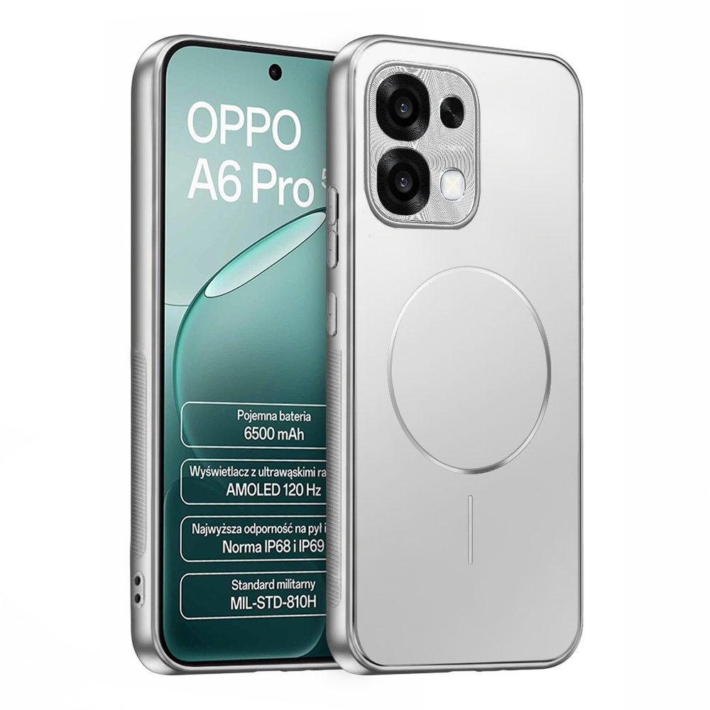 Schutzhülle Für Oppo A6 Pro 5g, Mit Magsafe, Weiß
