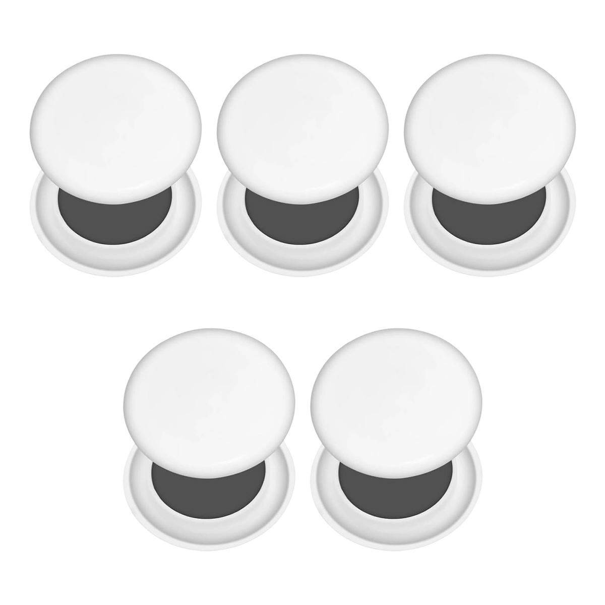 Duschvorhanggewichte - Salutuya - Magnetisch - 10 Stück - Weiß - Windbeständig