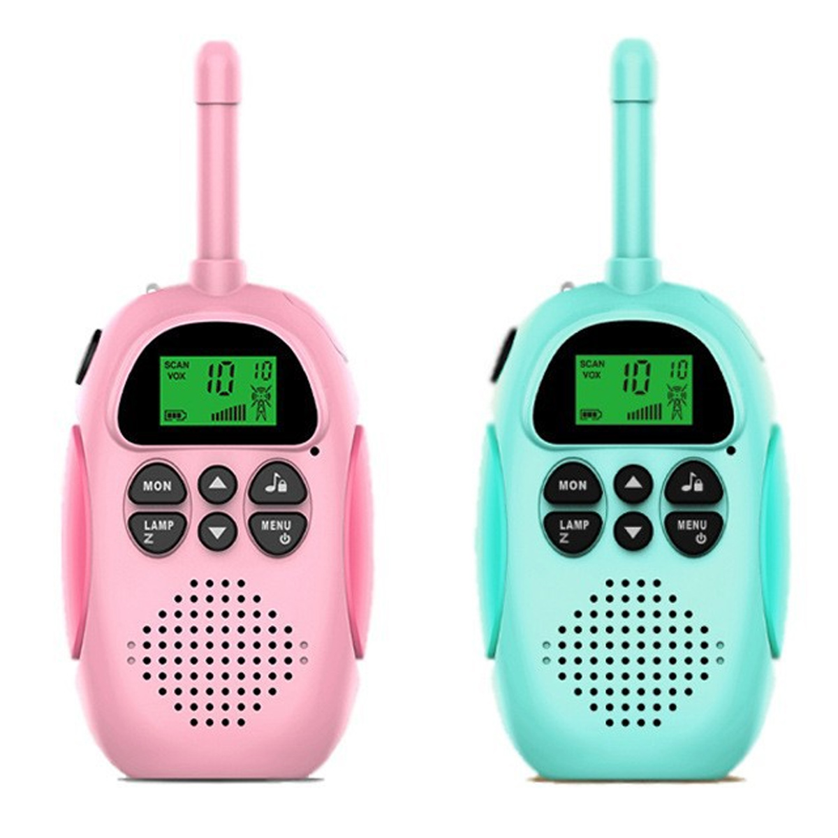 Wiederaufladbares Walkie-talkie Mit Großer Reichweite, Outdoor-spielzeug Für Kinder, Mit Hintergrundbeleuchtetem Lcd-bildschirm, Vox-funktion, Taschenlampe, Geschenk Für Mädchen Und Jungen Im Alter Vo