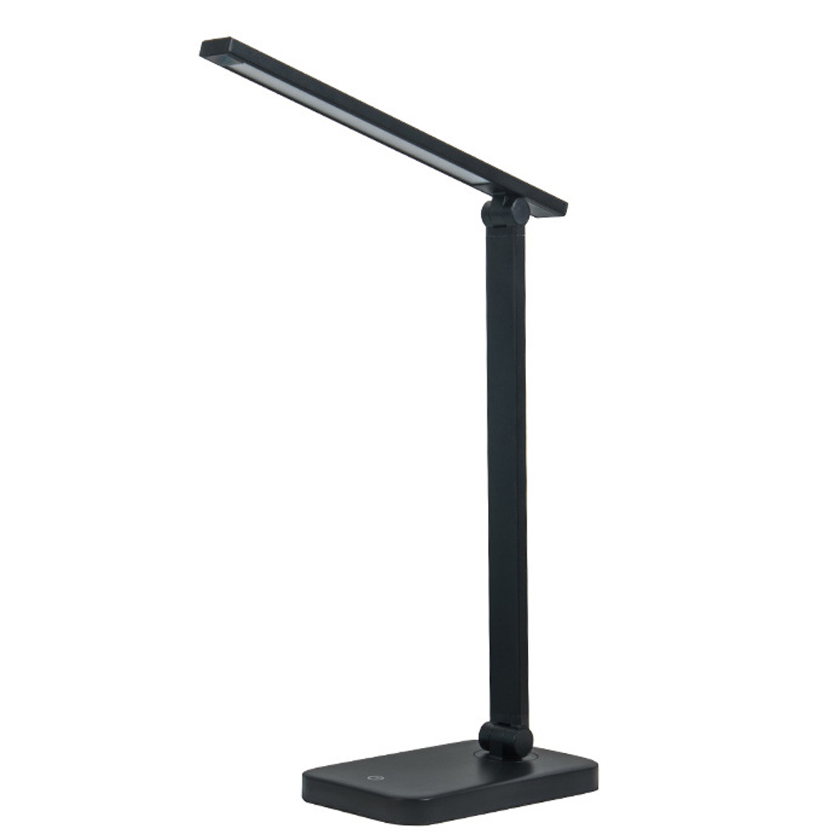 Led-schreibtischlampe Mit 3 Helligkeitsstufen, Flexibler Touch-steuerung, Augenschutz, Nachttischlampe Mit Usb-anschluss, 7 W – Schwarz