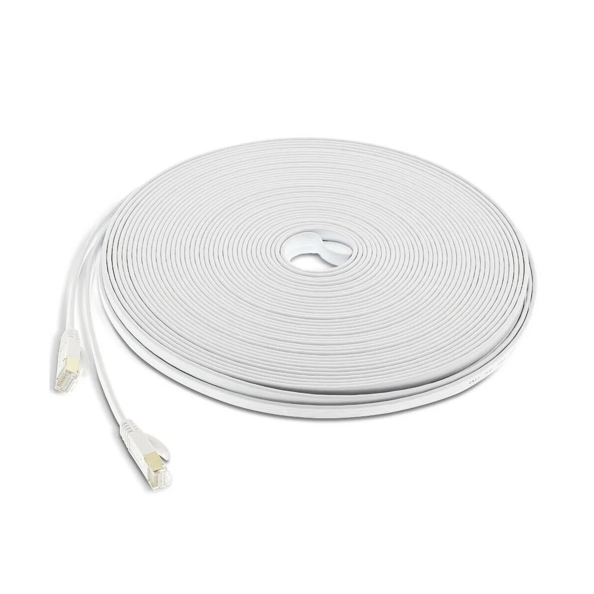 Cat 6 Ethernet-kabel, 45,7 M (150 Fuß), Weiß, Highspeed-internetkabel, Usa - Cat 6 Ethernet-kabel, 45,7 M (150 Fuß), Weiß, Highspeed-internetkabel, Usa
