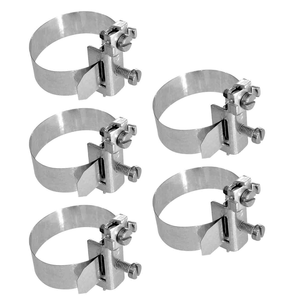 5er-pack Erdungsklemmen Für Rohre – Einfache Montage - 5er-pack Erdungsklemmen Für Rohre – Einfache Montage