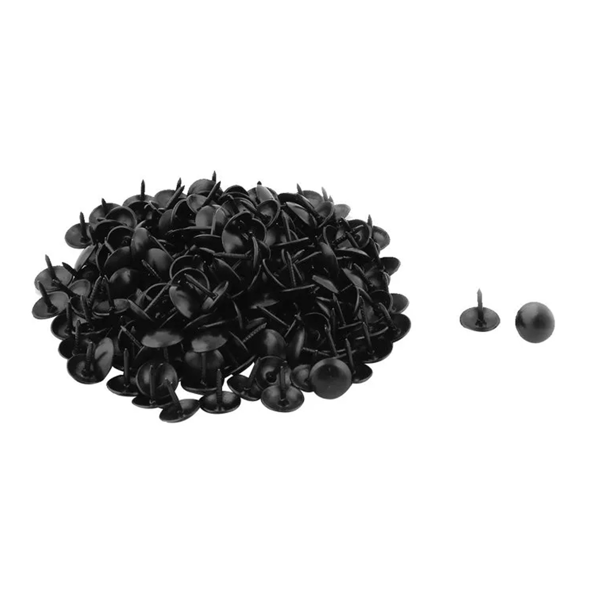 200 Polsternägel, Polsterspitzen, Teppichnägel, Reißnägel Für Möbeldekoration, Schwarz, 11 X 11 Mm