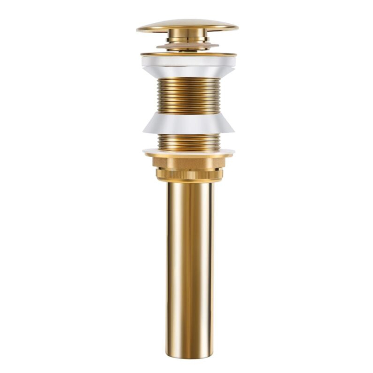 Ablaufgarnitur Für Waschbecken, Gebürstetes Messing, Für Küchen, Badezimmer, Waschbecken Und Spülen, Gold