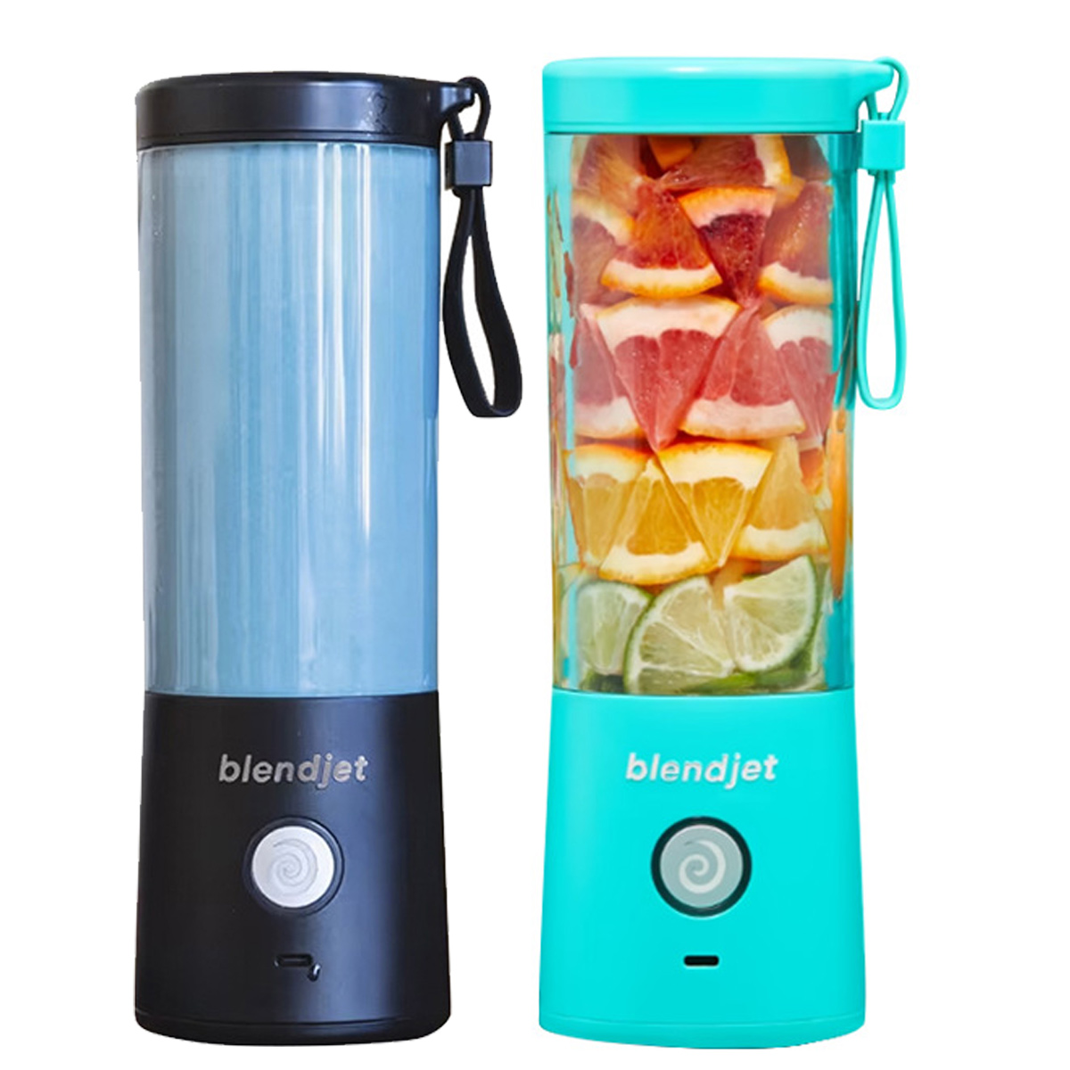 Tragbarer Mixer 2er-pack – 473 Ml Persönlicher Smoothie-maker, Wiederaufladbarer Mini-mixer (schwarz & Mint)
