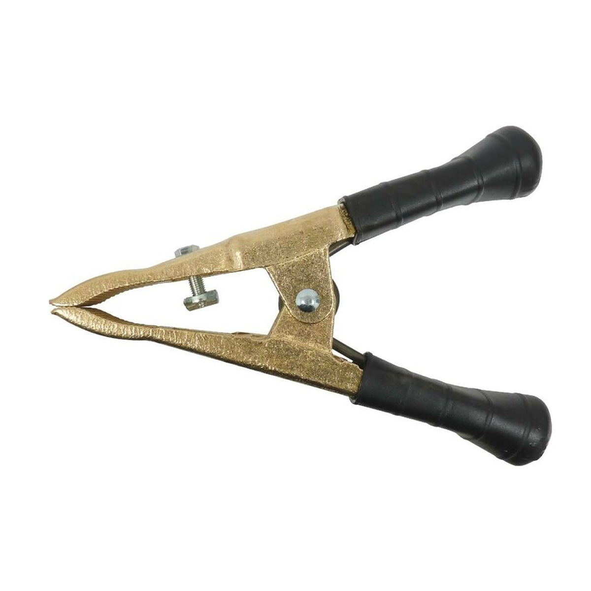 Starthilfekabelklemme Aus Schwarzer Bronze Mit Flachen Backen, 700 Ampere -