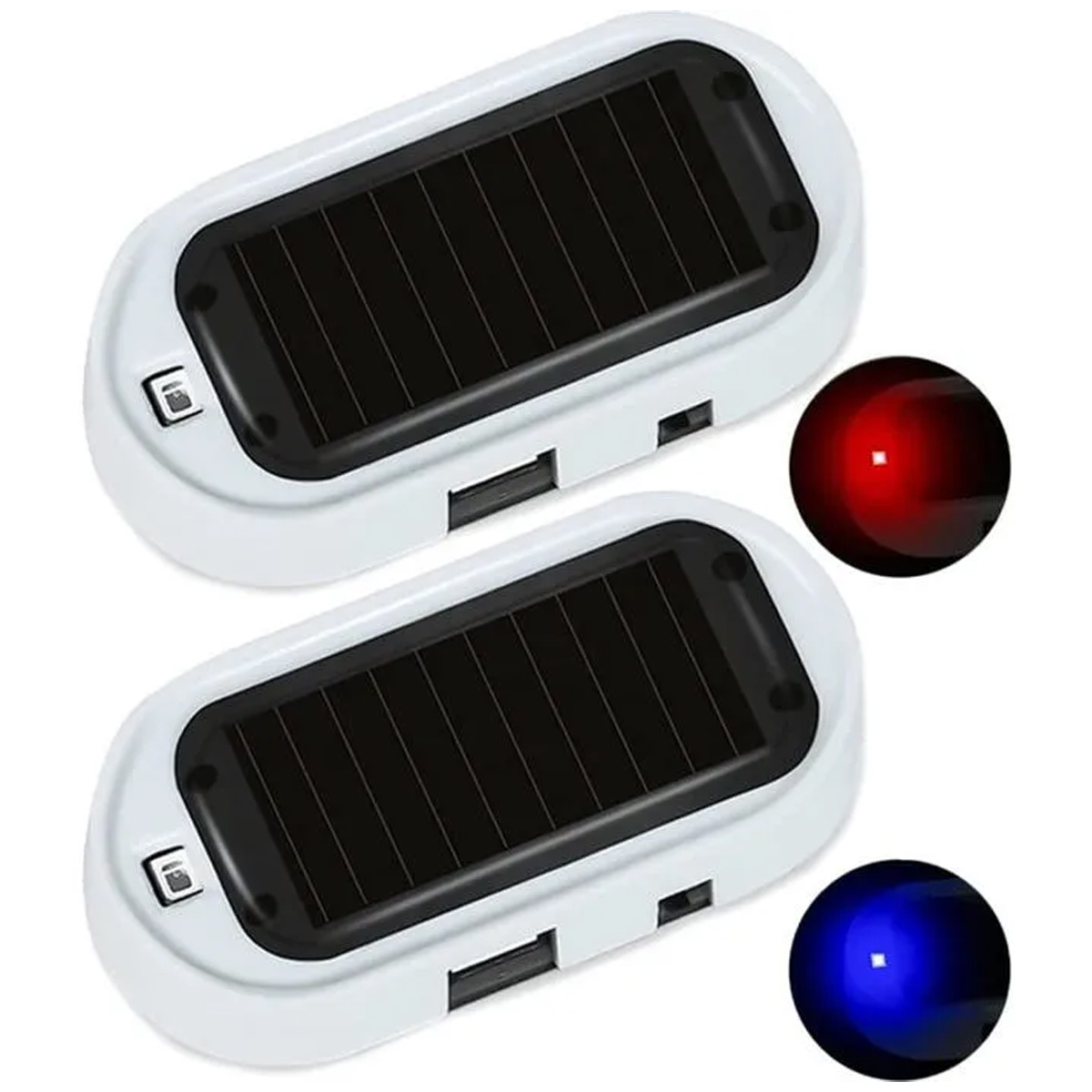 2 Stück Auto-energie-simulations-alarm, Universeller Diebstahlschutz Mit Usb-ladegerät, Blinkender Led-sicherheitswarnung, Erster Alarm 38