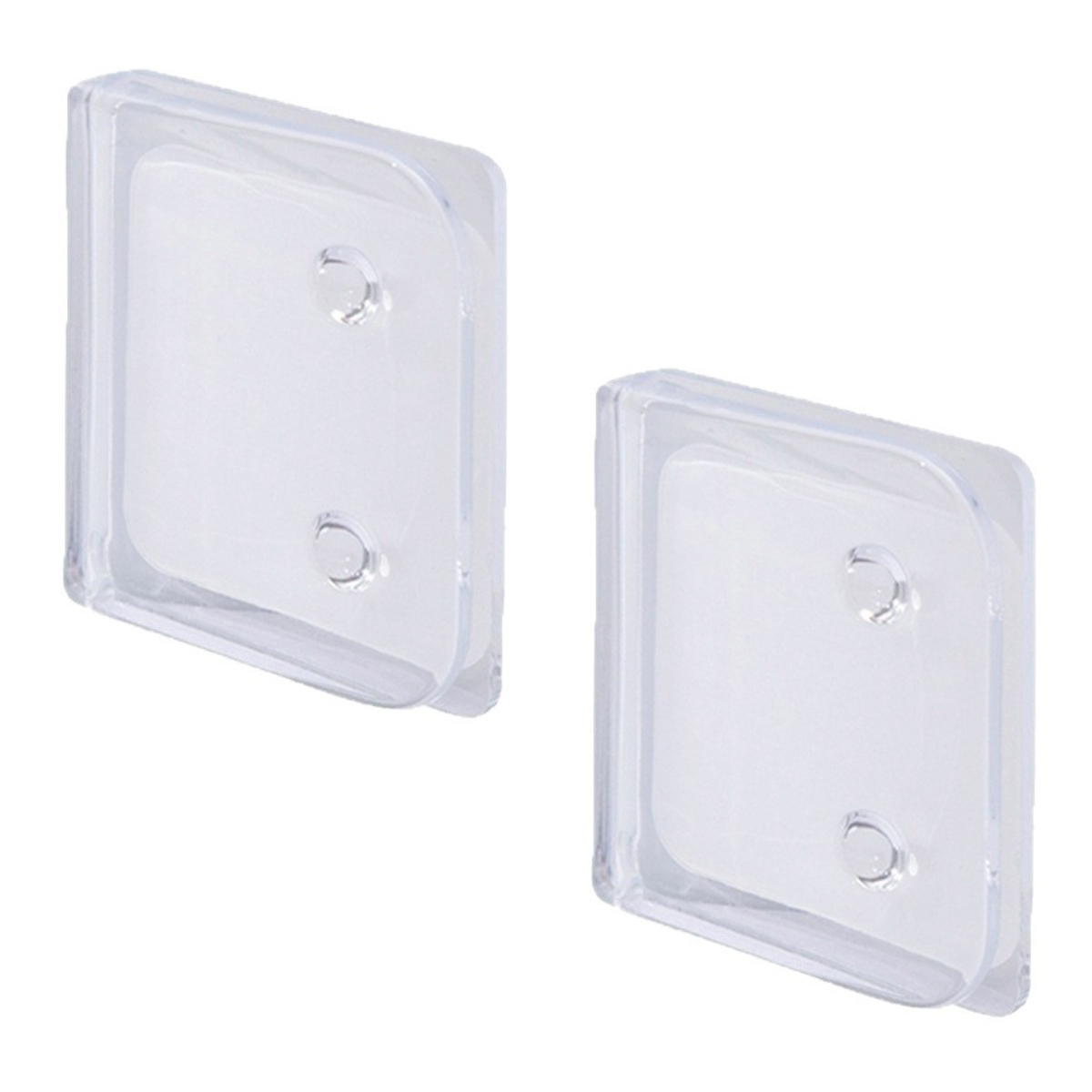 Duschvorhangclips, 2er-set, Transparent. Duschvorhangclips – Transparent, 1 Stück.