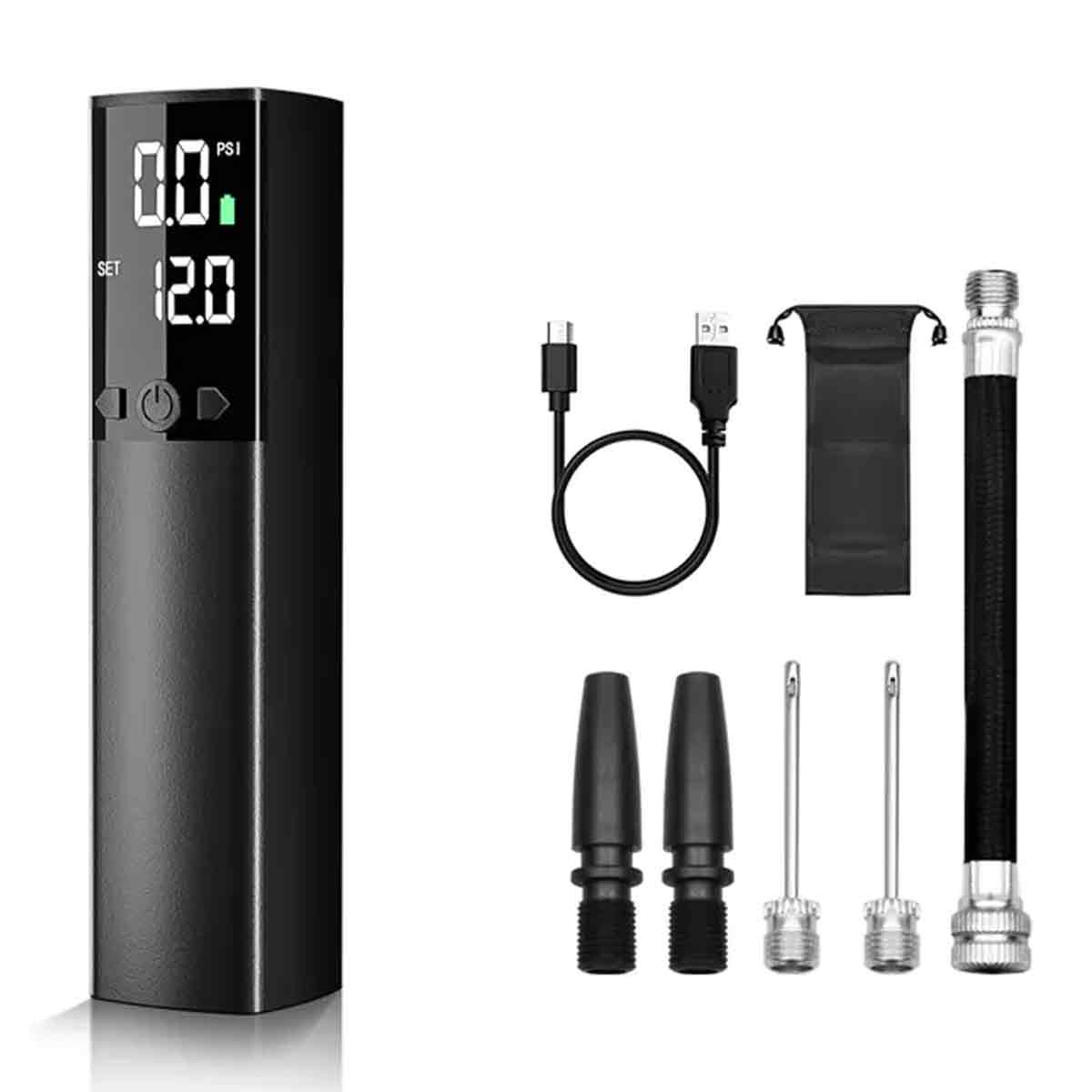 Intelligente Elektrische Luftpumpe – Mini-akkupumpe Für Unterwegs – Vielfältige Anwendungsmöglichkeiten, Mit Taschenlampenfunktion