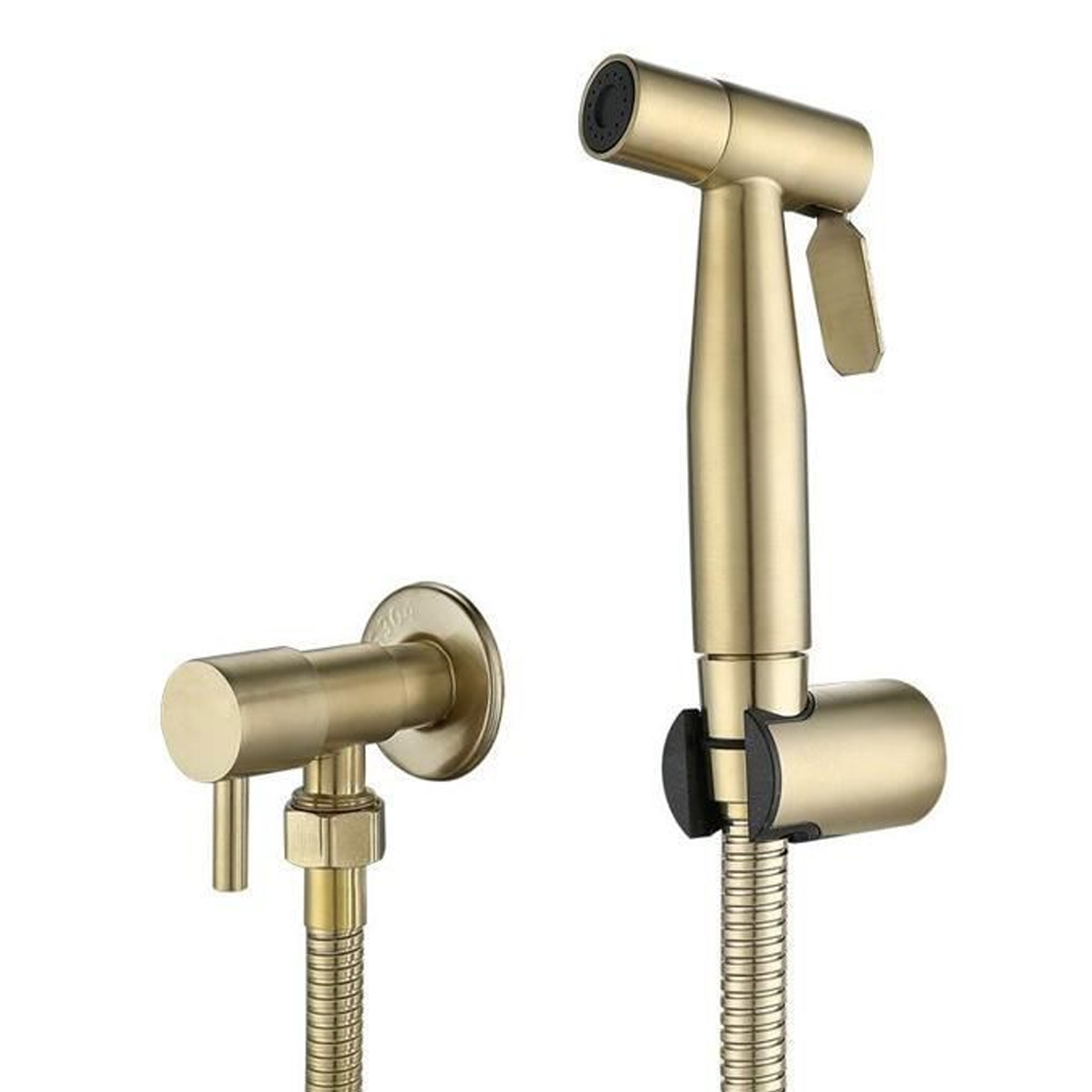 Leistungsstarkes Jet-bidet-set Für Wc Und Badezimmer – Edelstahl 304 – Wandmontiertes Bidet Mit Absperrventil – Gold