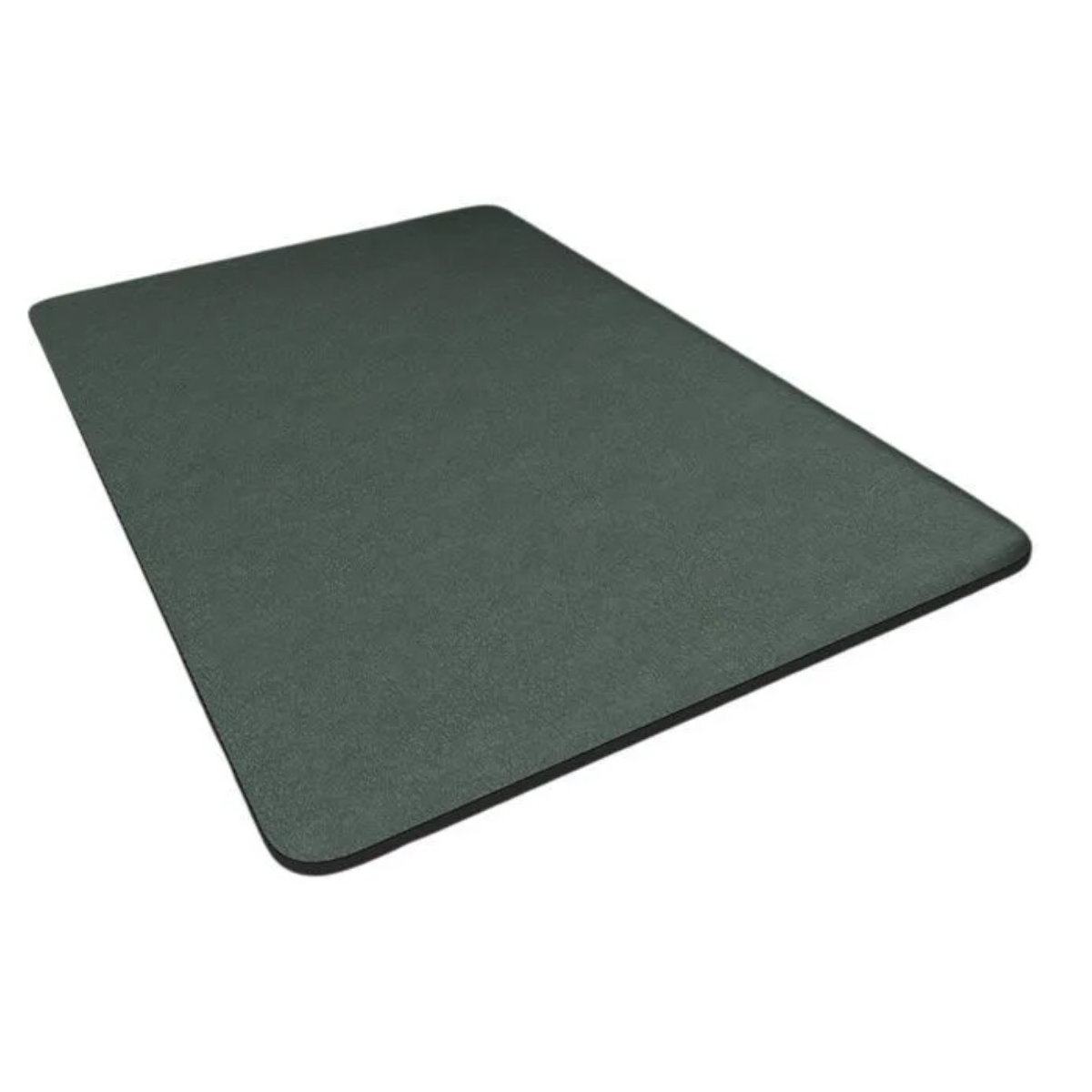 Kieselgur-badematte 50 × 80 Cm – Dunkelgrün – Oberfläche Aus Kieselgur, Rückseite Aus Gummi – Extrem Saugfähig, Schnelltrocknend, Rutschfest