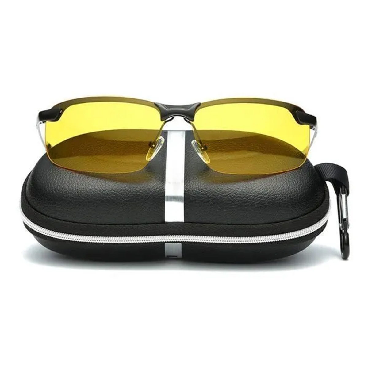 Nachtfahrbrille – Marke – Modell – Grau Und Gelb – Erwachsene - Nachtfahrbrille – Marke – Modell – Grau Und Gelb – Erwachsene