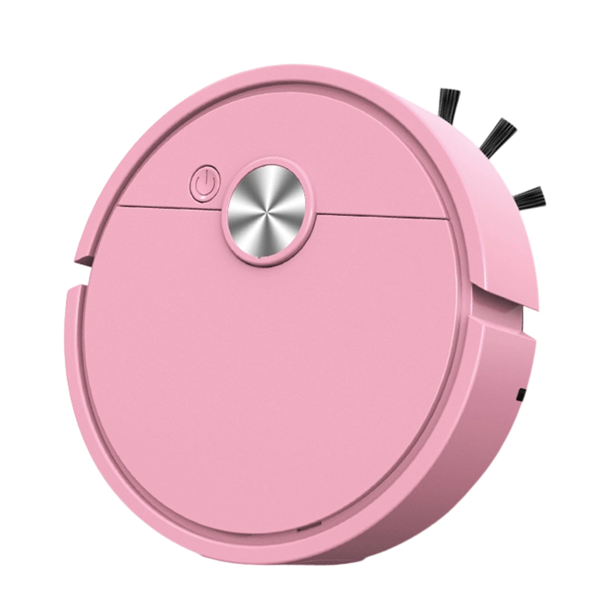 3-in-1-saugroboter, Wlan-/app-steuerung, Zeitplanfunktion, Automatisches Aufladen, Wischfunktion Für Tierhaare, Für Alle Bodenarten (pink)