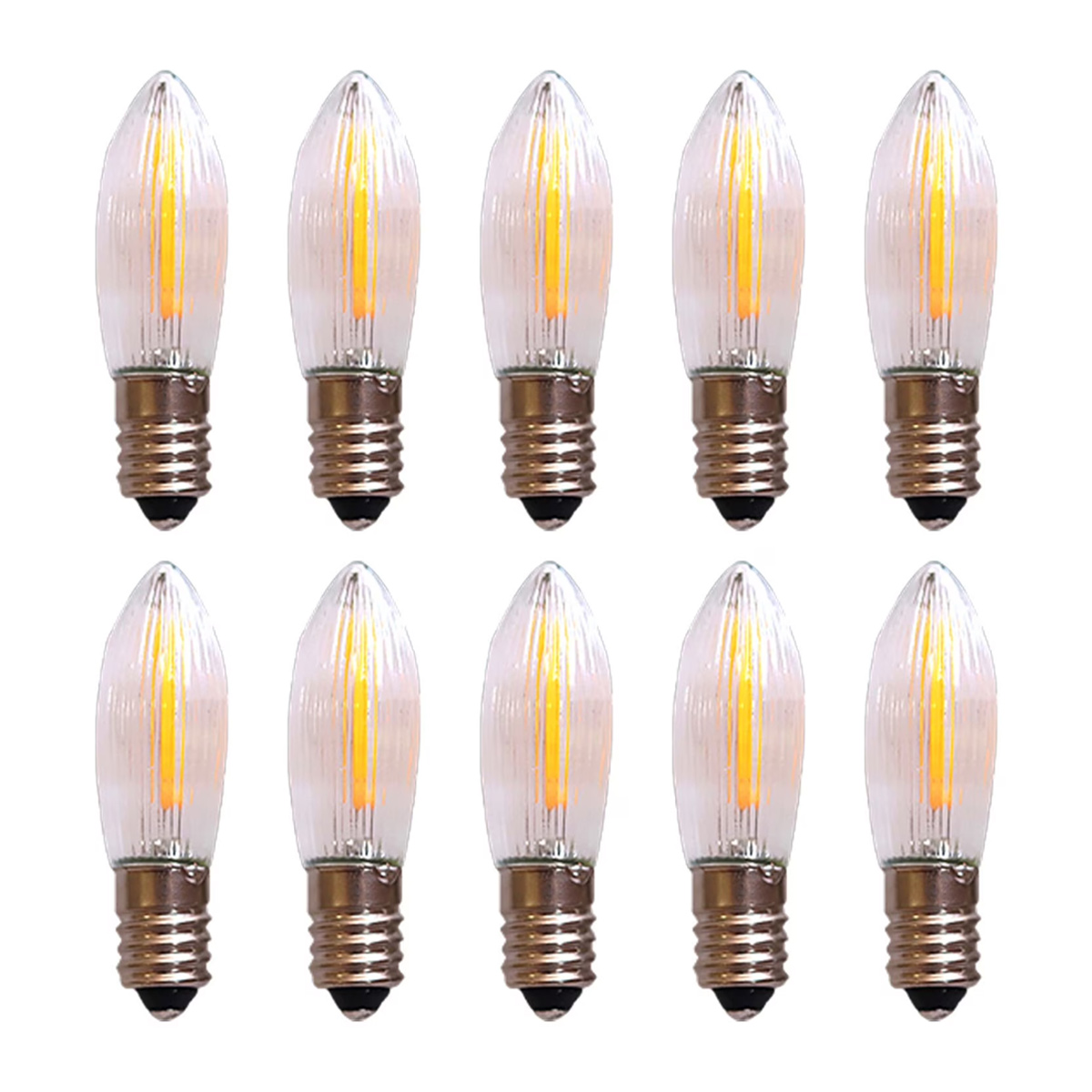 Led-filament-ersatzglühbirnen 34v/0,2w E10 Für Lichtbogenlampen Mit 7 Brennpunkten