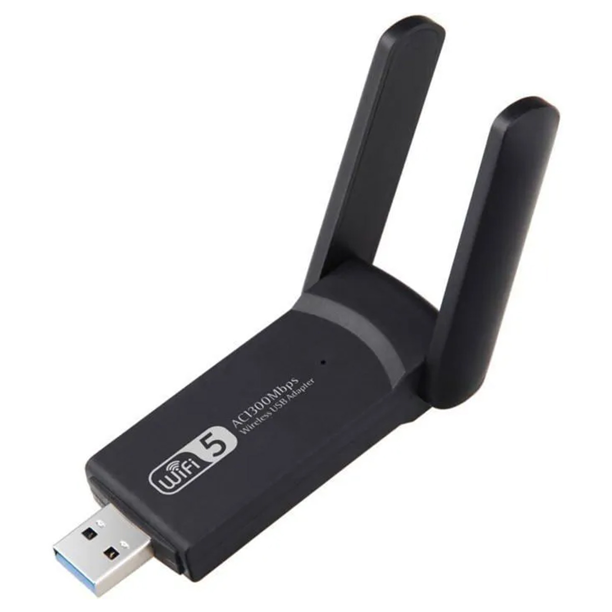 Ac1300 Mbps Usb 3.0 Wlan-adapter, Dualband 2,4 Ghz/5 Ghz, Kompatibel Mit Windows Und Mac Os X (schwarz)