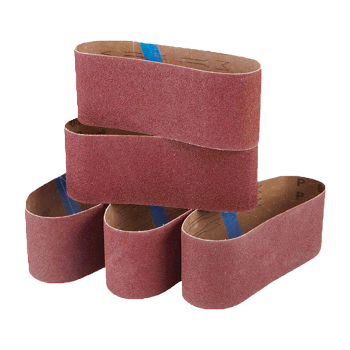 Set Mit 5 Schleifbändern Zum Schleifen Und Polieren Von Holz – 75 X 457 Mm / Körnung 240