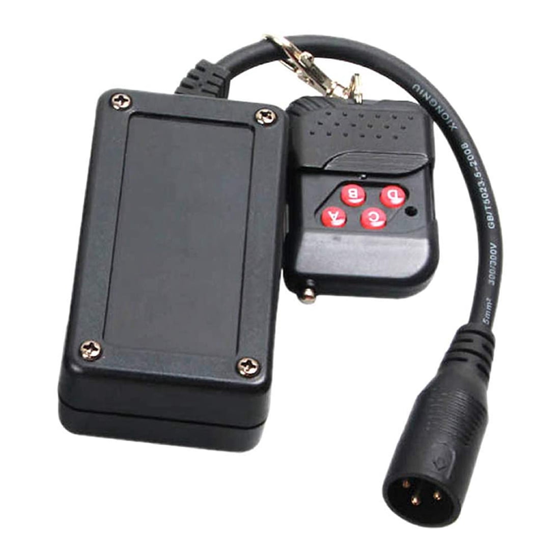 Tragbarer 3-pin-xlr-funkfernbedienungsempfänger, Geeignet Für Nebelmaschinen, Dj-bühnencontroller Und Verdampfer, 400 W Leistung, 900 W Leistung.