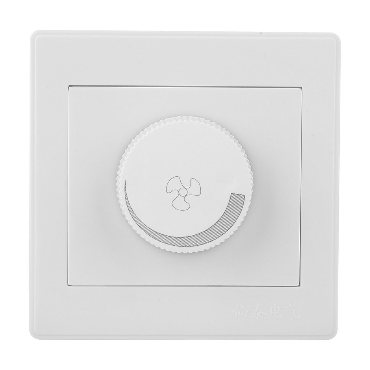 Drehzahlregler Für Deckenventilator, Weiß, Wandbedienfeld, Drehknopf, Ac250v 100w 86x86mm