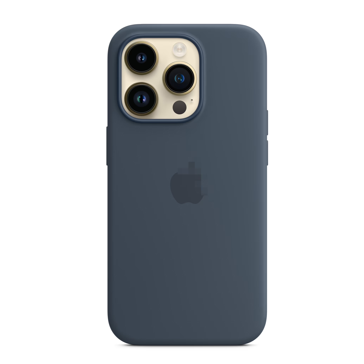 Kompatibel Mit Iphone 14 Pro Silikon-handyhülle Mit Magsafe Business 6,1" In Sturmblau