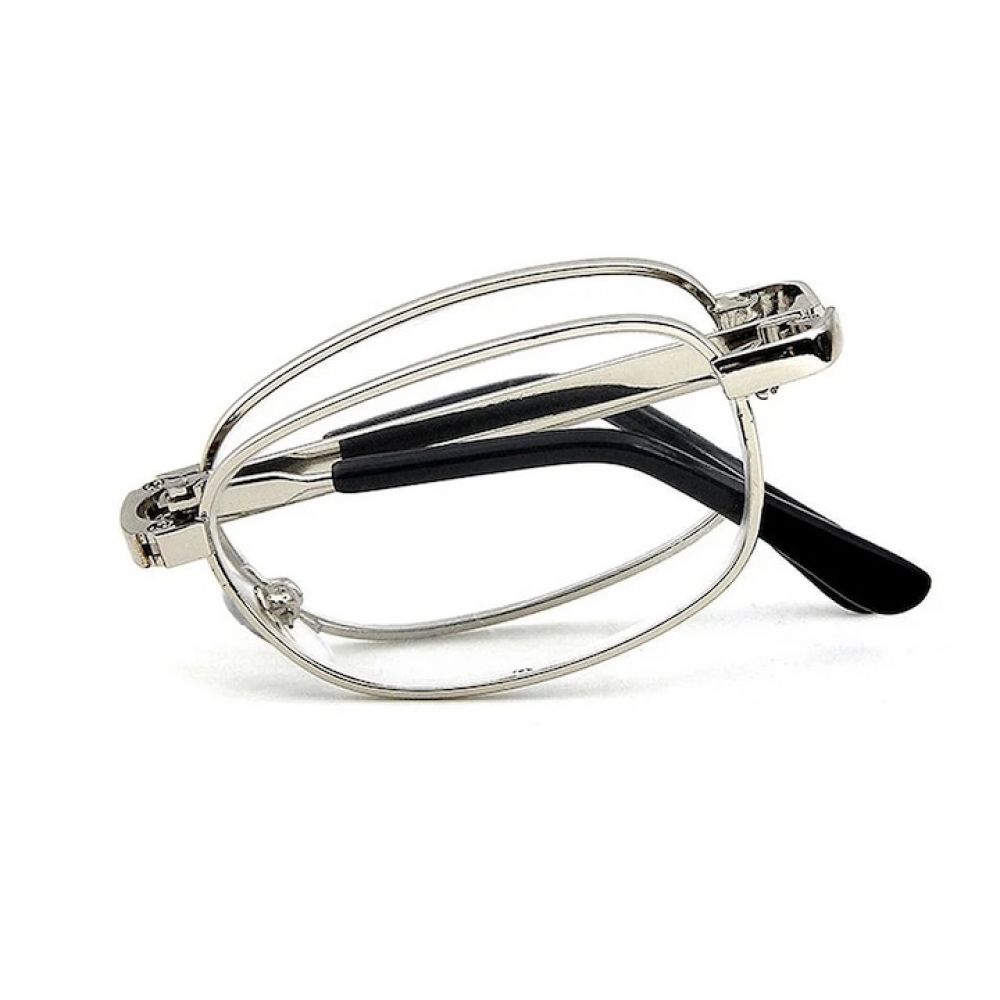 Faltbare Lesebrille, Fokelyi, Metall, 150 Dioptrien, Mit Etui - Faltbare Lesebrille, Fokelyi, Metall, 150 Dioptrien, Mit Etui