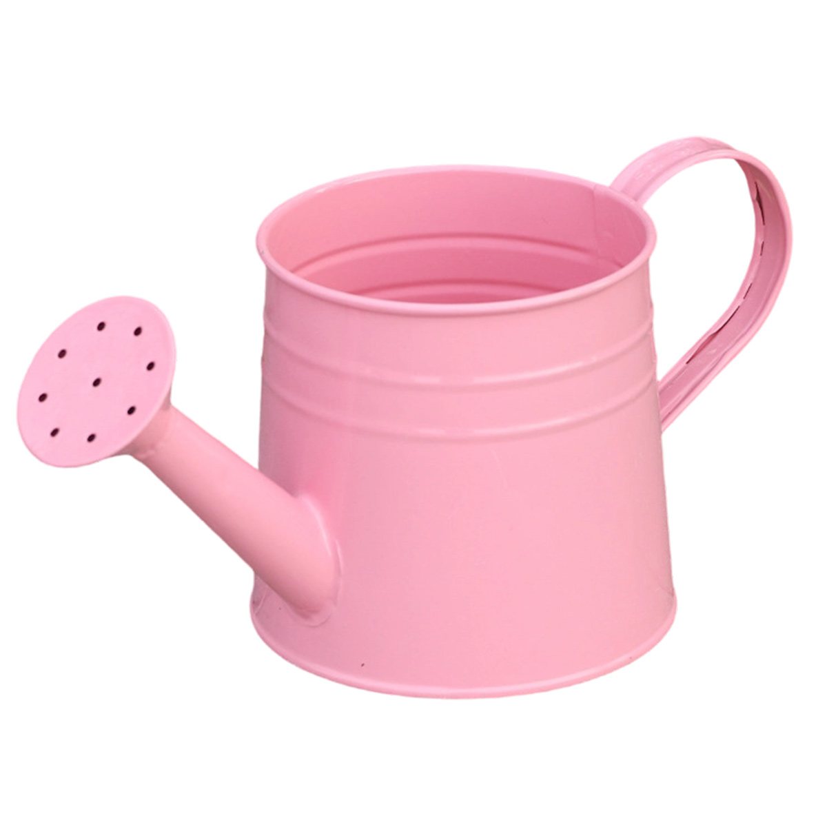 Gießkanne Aus Metall – Kinder-gartengießeimer – Rosa – Verzinktes Eisen – 7,5 X 8 Cm