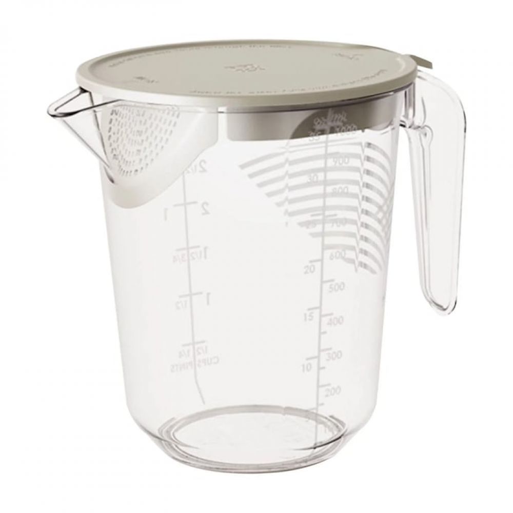 Fokelyi 1000-ml-küchenmessbecher, Multifunktional, Grau, 16,8 X 14,6 Cm - Fokelyi 1000-ml-küchenmessbecher, Multifunktional, Grau, 16,8 X 14,6 Cm