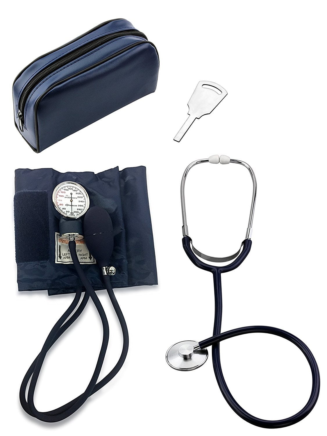 Primacare Ds-9196 Classic Series Blutdruckmessgerät Für Erwachsene (groß) Mit D-ring-manschette Und Stethoskop