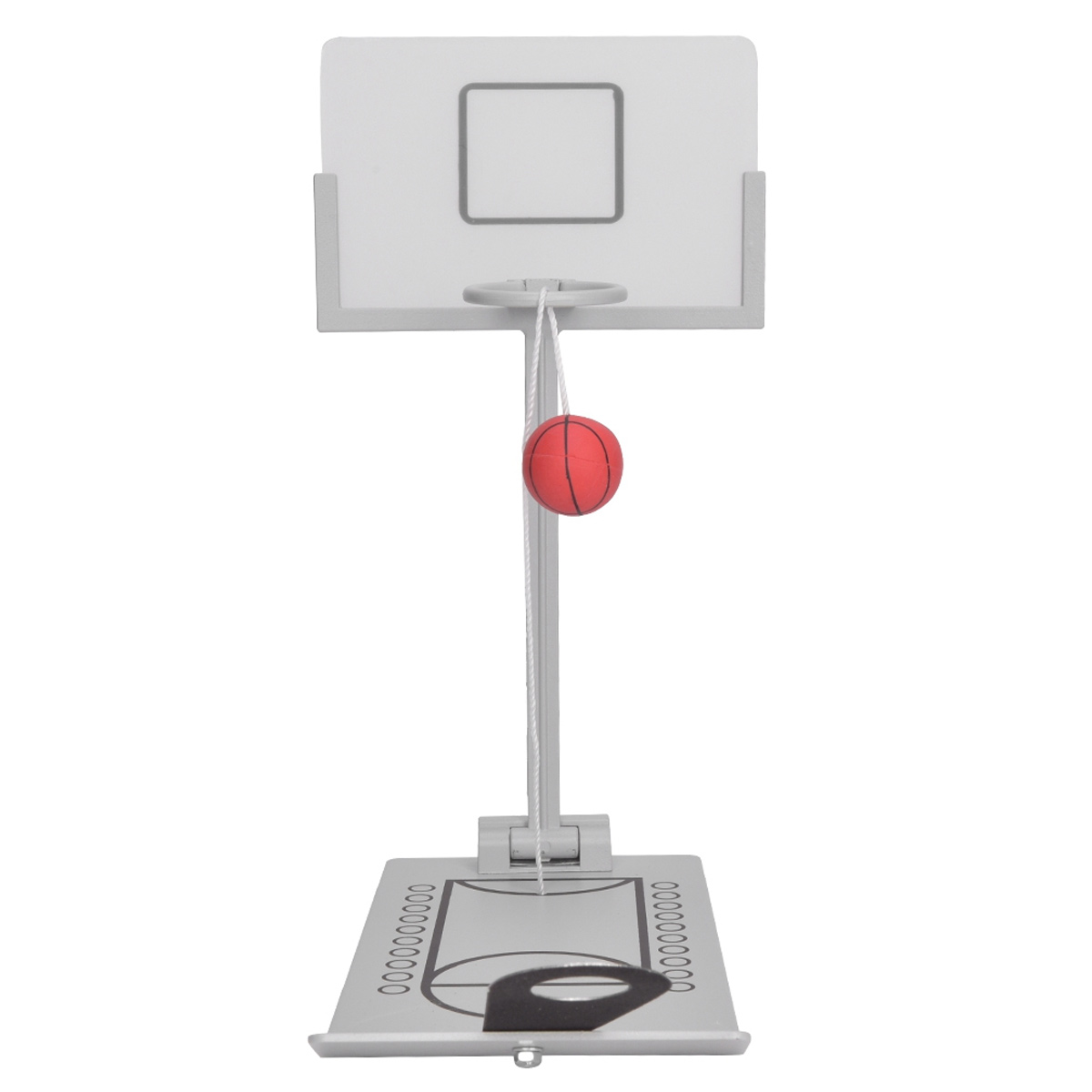 Mini-tisch-basketballmaschine Aus Aluminiumlegierung, Klappbar, Innovatives Wurfzählerspiel Mit Mikrodruckreduzierung