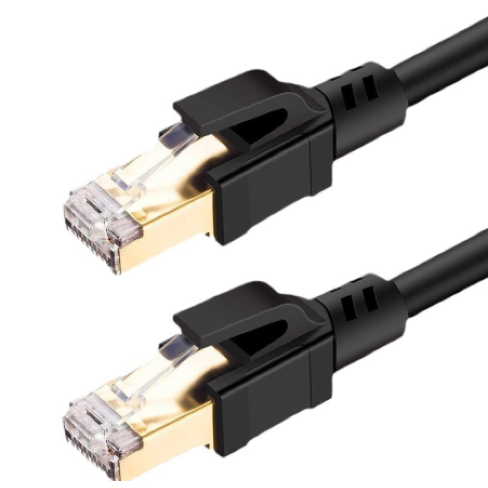 10 M Cat8-ethernetkabel, Lsoh, Knickfest, Weiß - 10 M Cat8-ethernetkabel, Lsoh, Knickfest, Weiß