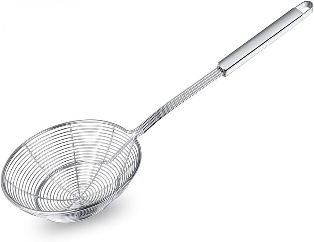 Spinnen-schöpfkelle, Swify Edelstahl-schöpfkelle Mit Griff Für Fritteuse, Pasta, Spaghetti, Nudeln