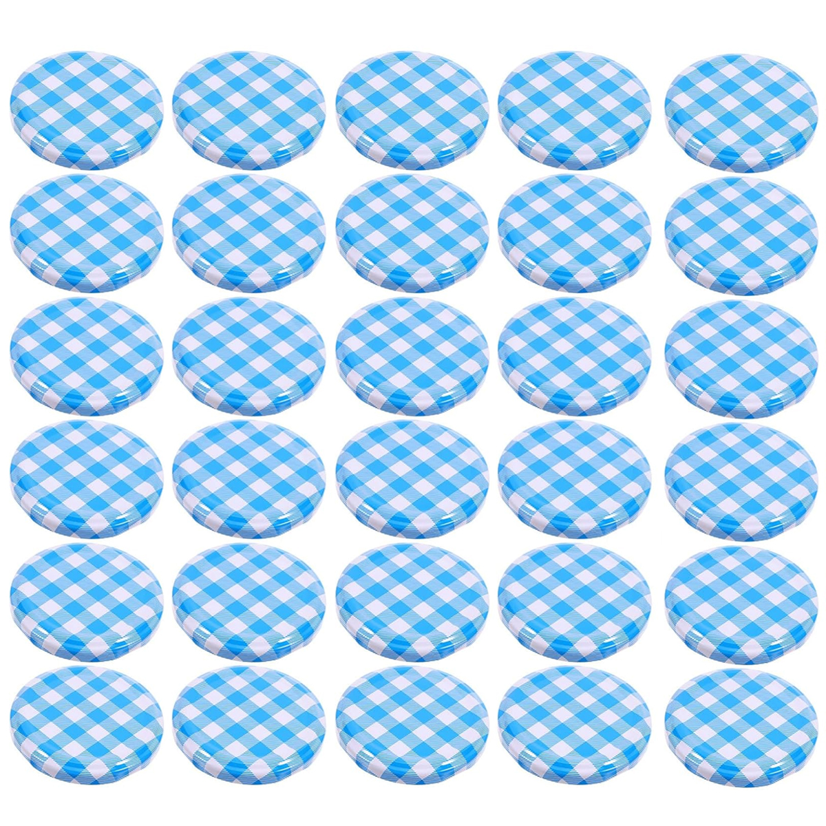 Packung Mit 50 Luftdichten, Wiederverwendbaren 63-mm-marmeladenglasdeckeln Zur Konservierung
