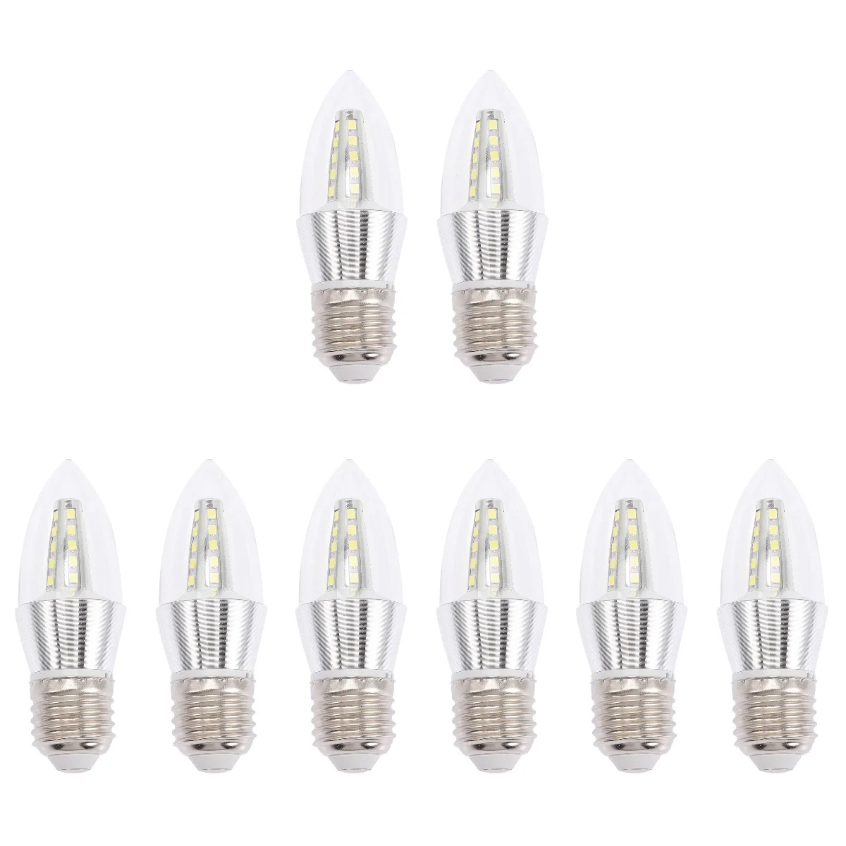 8er-pack Led-kerzenlampen Für Kronleuchter Und Deckenventilatoren - 8er-pack Led-kerzenlampen Für Kronleuchter Und Deckenventilatoren