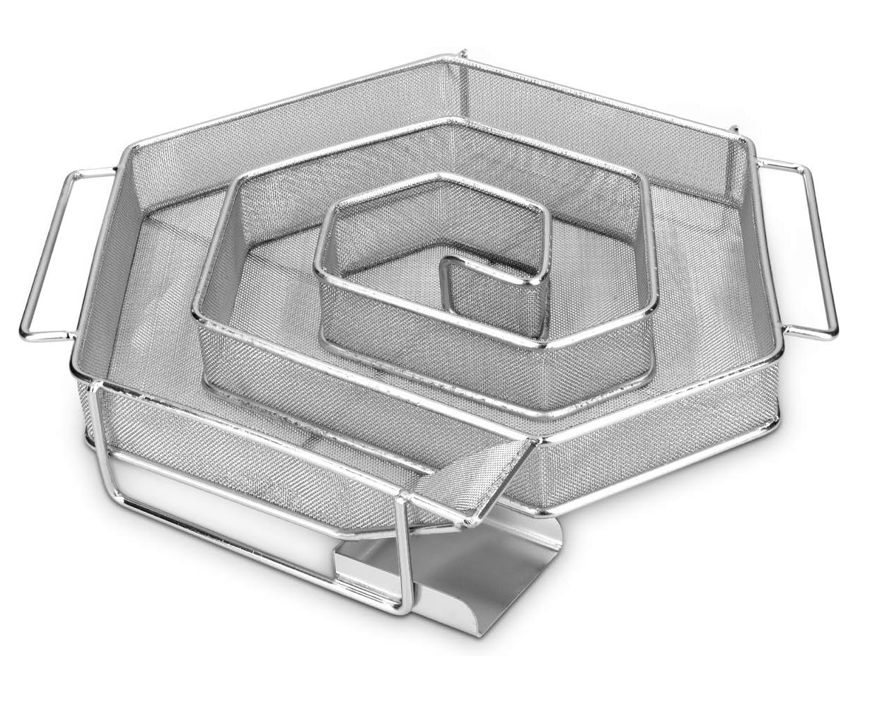 Kaltrauchgenerator – Kaltrauchgerät Aus Edelstahl Zum Räuchern Von Fleisch, Fisch, Käse, Eiern Und Anderen Lebensmitteln, 21 X 18 X 4 Cm