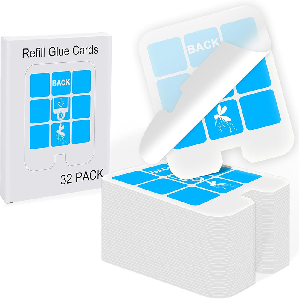 32er-pack Nachfüll-klebekarten, Kompatibel Mit Saferr Home Fliegenfallen Sh502, S23005-06 Und Dynatrap Dt3005w Dot Indoor Fliegenfalle, Insektenfalle Zum Einstecken, Ersatz-klebeplatten Für Mücken