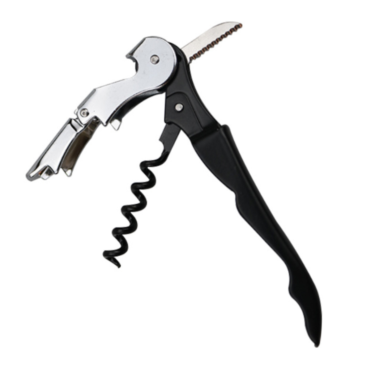 Professioneller, Doppelgelenkiger Kellnerkorkenzieher Mit Pulltap's-logo. - Professioneller, Doppelgelenkiger Kellnerkorkenzieher Mit Pulltap's-logo.