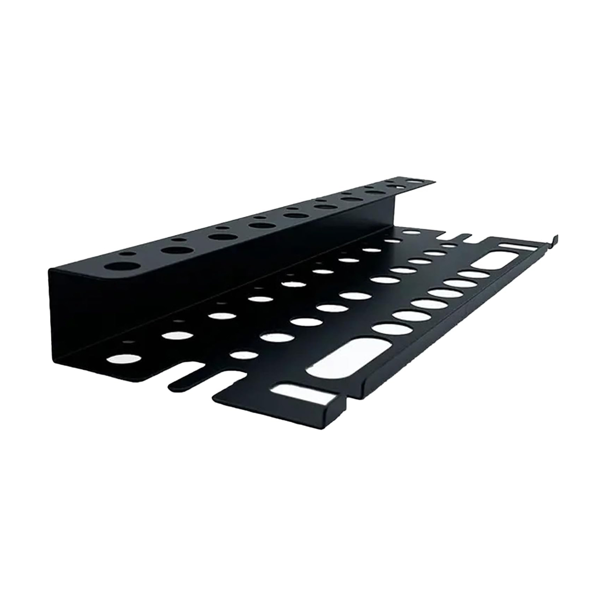 40 Cm Wandmontierter Werkzeughalter, Schwarzes Werkzeugregal Aus Kohlenstoffstahl Zur Wandmontage, Werkstattaufbewahrung, Wandmontierter Werkzeugorganizer Für Schraubendreher, Zangen, Scheren, Schraub