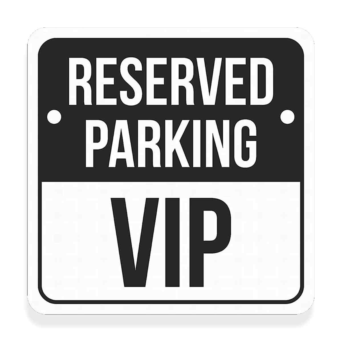 Vip-parkplatz-warnschilder (schwarz-weiß, 8x8 Zoll) - Vip-parkplatz-warnschilder (schwarz-weiß, 8x8 Zoll)