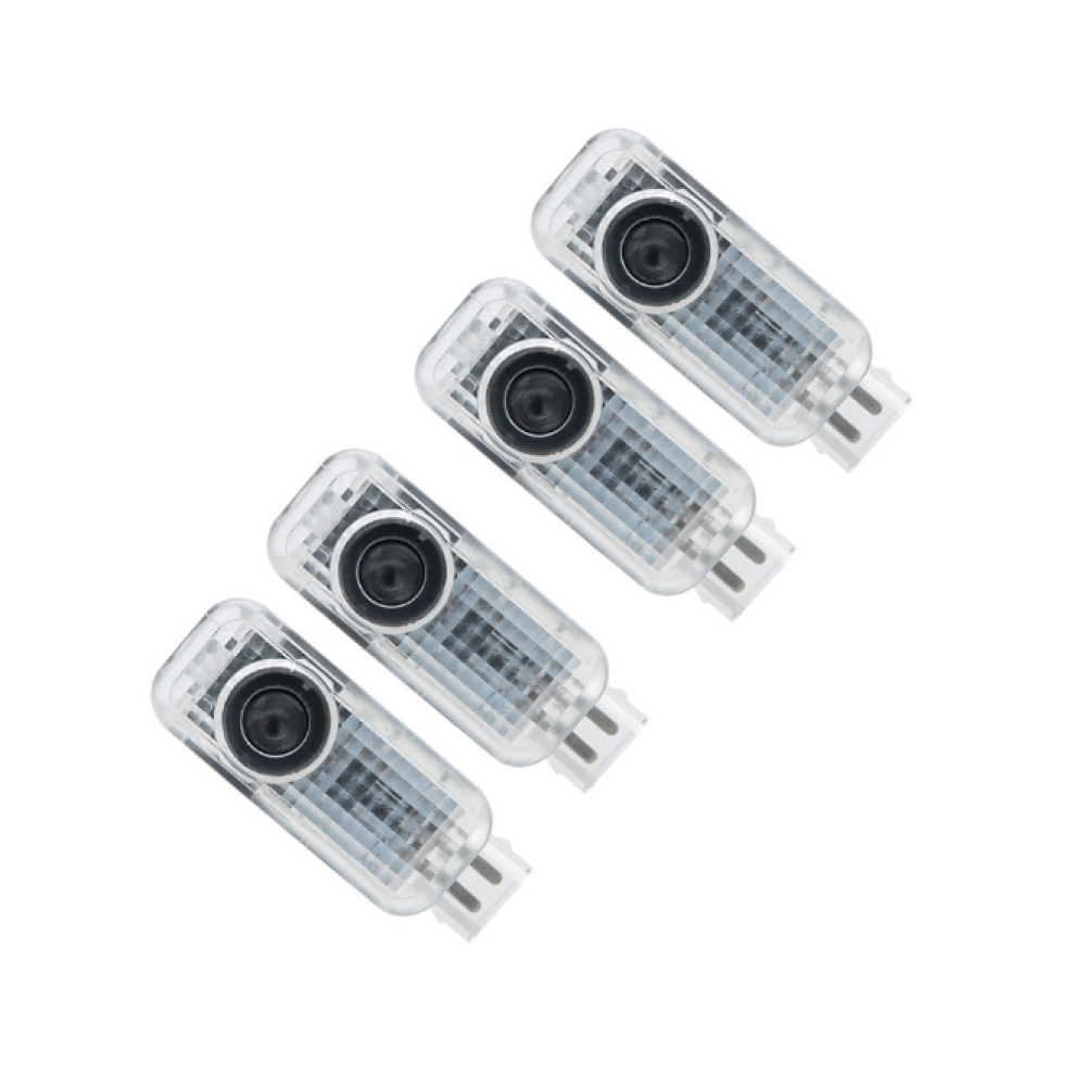 4er-pack Led-autoprojektoren Mit Willkommensgruß Für Die Autotür, Dekorative Logoprojektion