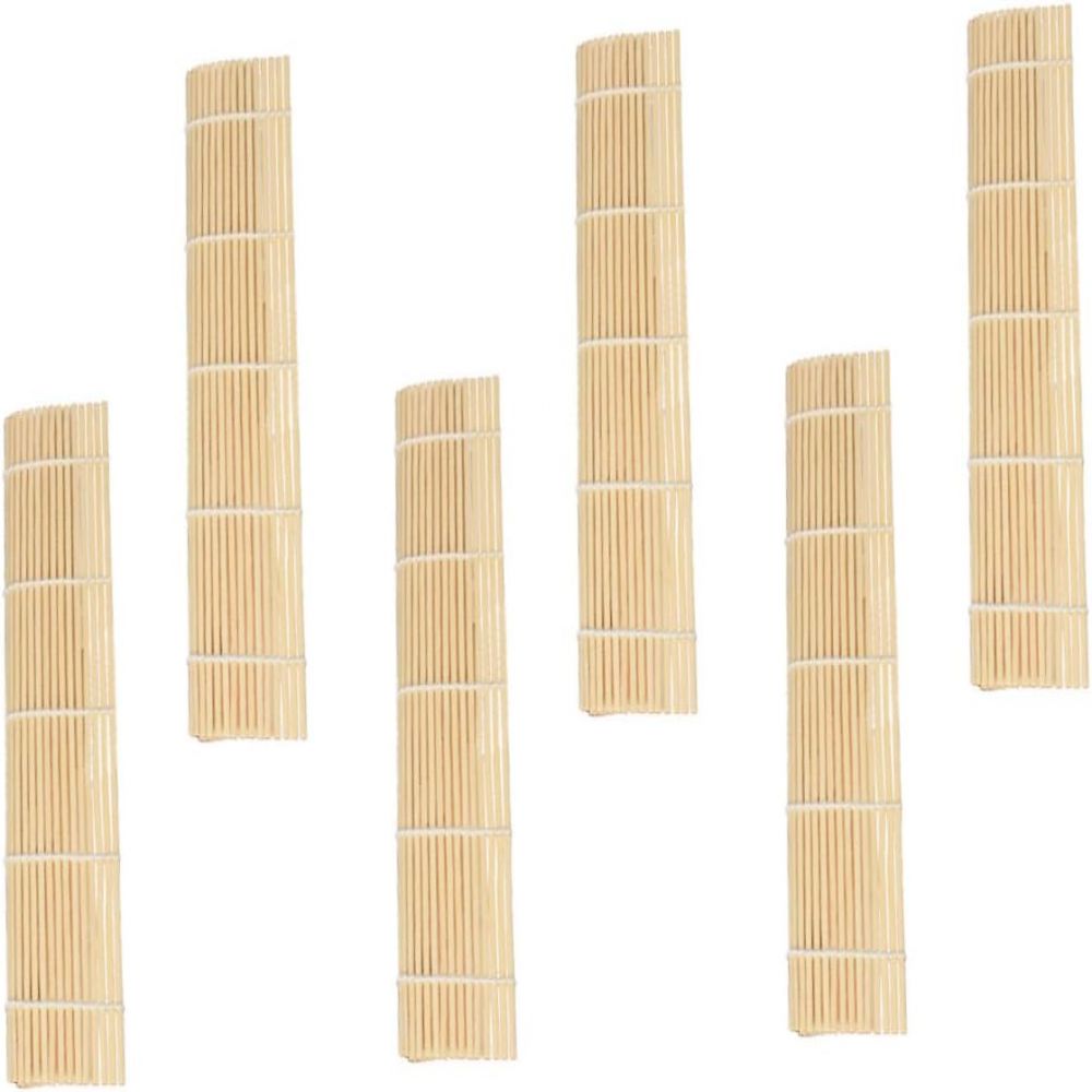 6-teiliges Sushi-bambusmatten-set (2 X 3 Matten) - 6-teiliges Sushi-bambusmatten-set (2 X 3 Matten)