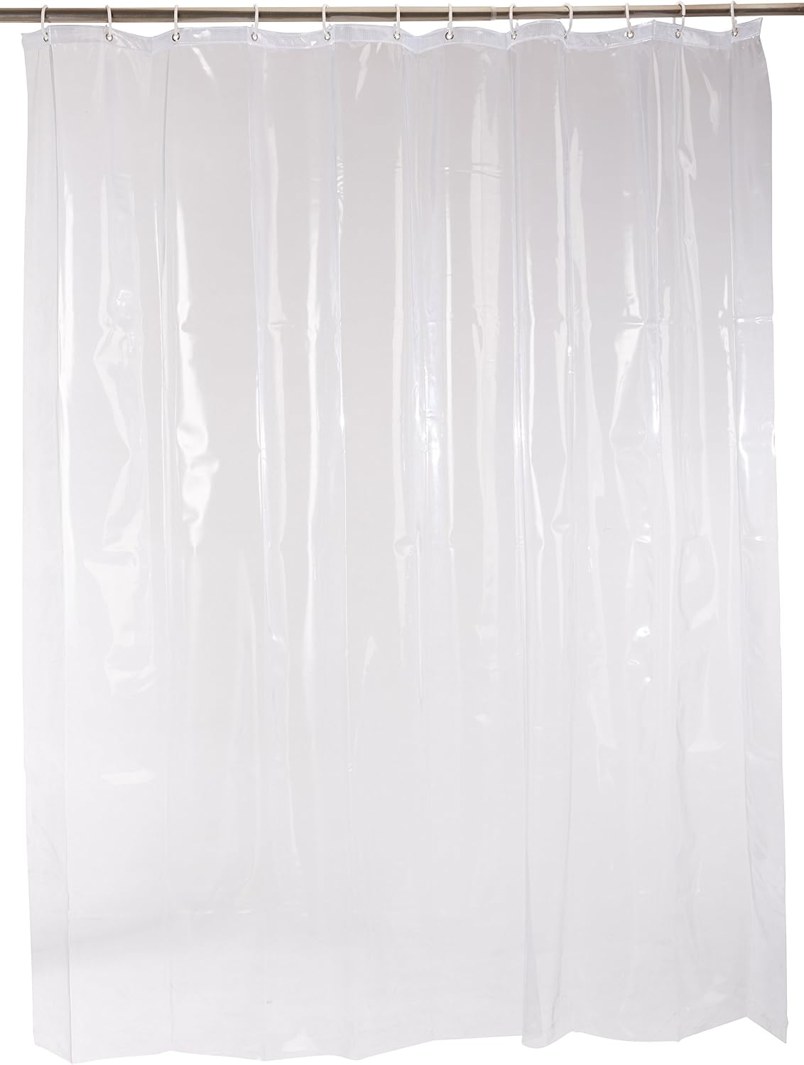 Transparenter Peva-duschvorhang 180x200cm Transparent Spirella - Transparenter Peva-duschvorhang 180x200cm Transparent Spirella