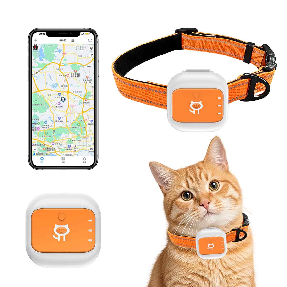 Haustier-ortungsgerät Für Senioren Und Kinder, Gps-tracker Gegen Verlust Für Haustiere Und Katzen, Wasserdichter Ip67-ortungs-tracker