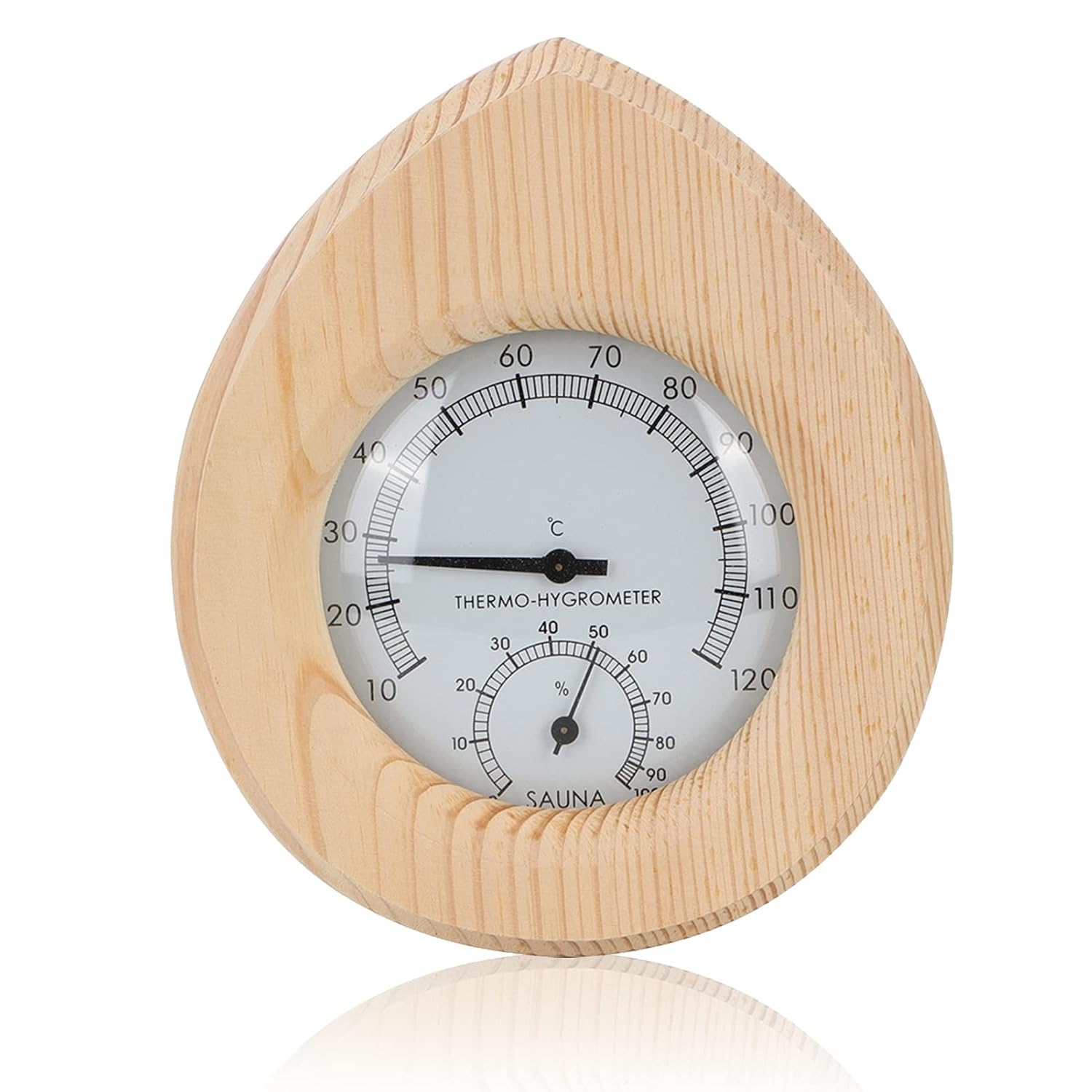 Dieses Digitale Thermometer-hygrometer Ist Für Den Einsatz In Saunen Konzipiert. Es Misst Temperatur Und Luftfeuchtigkeit, Ist Für Den Innenbereich Geeignet, Lässt Sich Leicht Aufhängen Und Ist Einfac