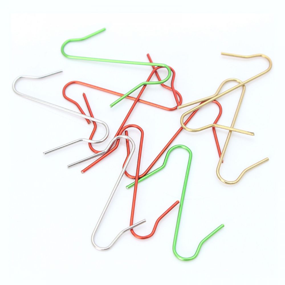 Weihnachtsschmuckhaken, S-haken Für Weihnachtsstrümpfe Und -kugeln, Verschiedene Weihnachtsformen, Direkt Vom Hersteller – Leuchtend Rote, Kleine S-haken (30 Mm) 400 Stück