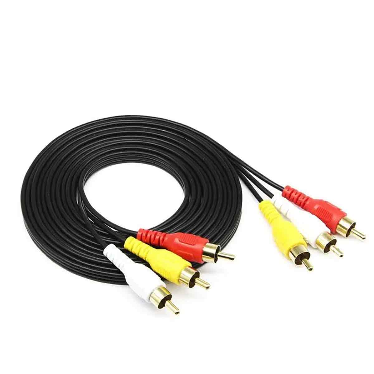 3,5-mm-klinke Auf Cinch-av-kamera-videokabel, 3,5-mm-klinkenstecker Auf 3-cinch-stecker-kabel Für Stereo-aux-audiokabel (3-cinch Auf 3-cinch, 1,5 M)