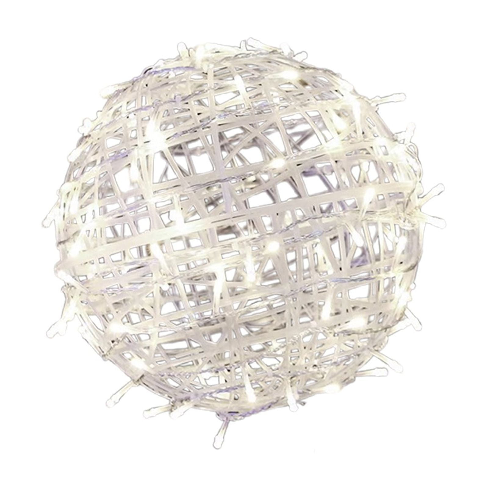 7,9 Zoll Große, Wasserdichte Led-weihnachtskugel Für Den Außenbereich, Zum Aufhängen Im Garten Mit Timer Und Stecker, Geeignet Für Weihnachtsbaum, Garten, Veranda Und Terrasse.